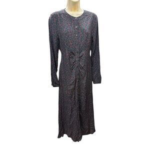 Faherty Emmalyn Floral Ling Sleeve Dress NWT Size Small